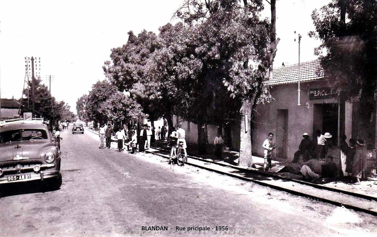 1841- Blandan - Rue principale - 1956.jpg